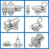 Bivethoi 2Pcs Self-Closing Latches, Resilient Bolt Latch Spring Door Lock,