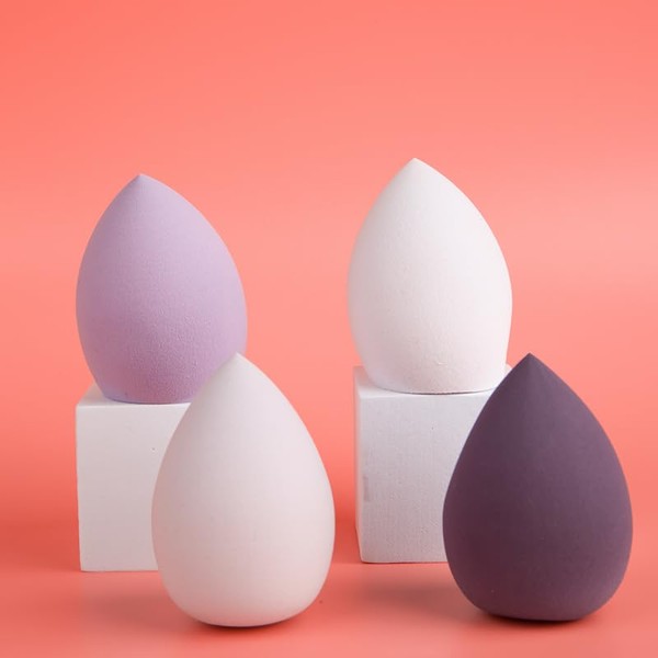 7PCS Hydrophilic Makeup Sponge Set, 4 Large & 3 Mini
