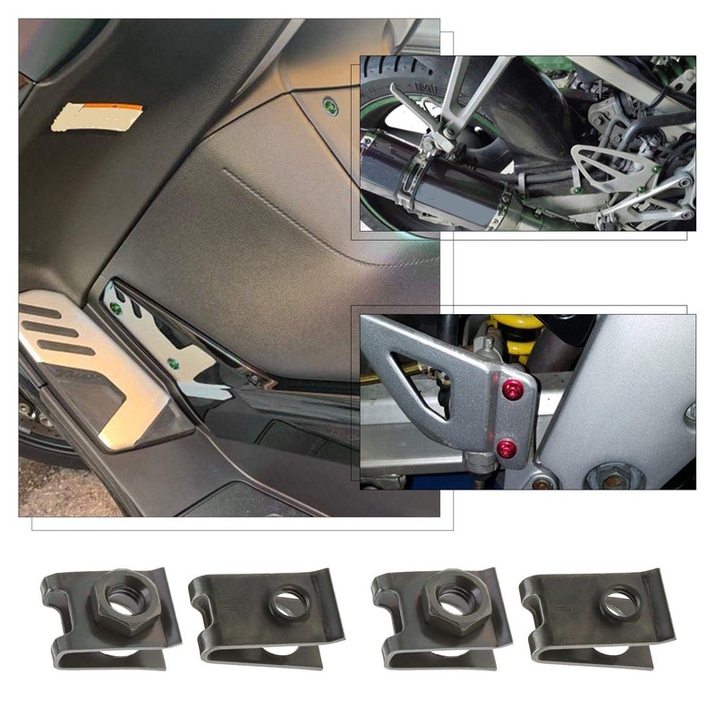 Create idea 40Pcs Motorcycle Fairing Bodywork M5 M6 Bolts &