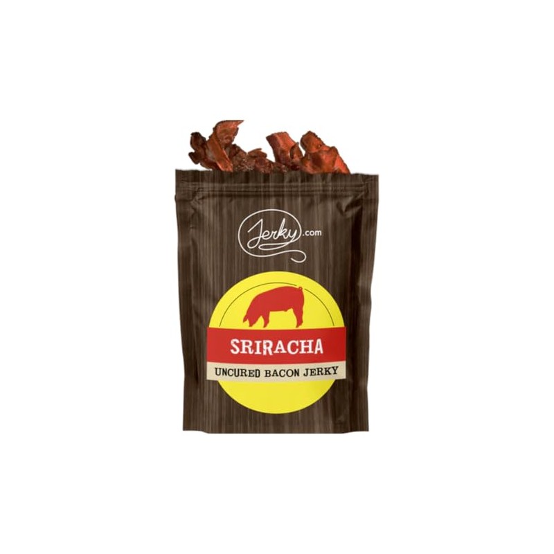Sriracha Bacon Jerky - Made with REAL Bacon and Sriracha