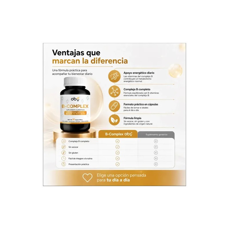 Complejo Vitaminas Grupo 500 Por Cápsula