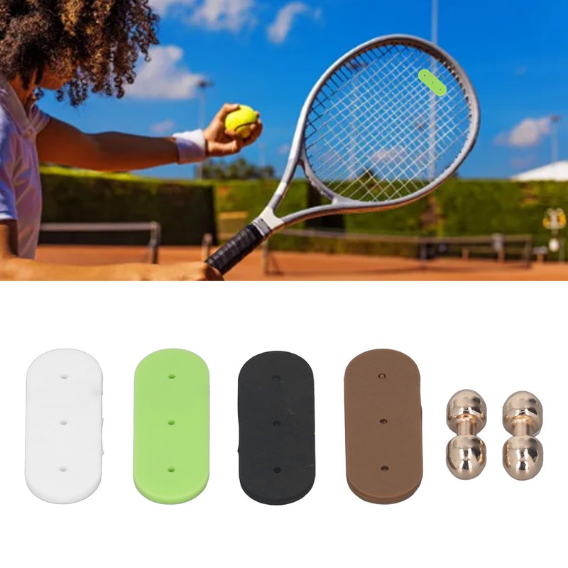 4Pcs Tennis Racket Vibration Dampener Soft Silicon Tennis Racquet Shock
