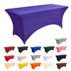 ZarzaaSik 2-Pack 4ft Spandex Table Covers for Rectangular Folding Tables