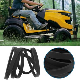 YINETTECH 1pc 50" Deck Belt 5/8" x134" Replacement Part 754-04077 754-04077A 954-04077 954-04077A Compatible with Cub Cadet Compatible with MTD Black