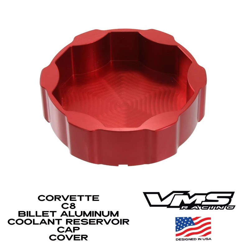 VMS ENGINE RADIATOR COOLANT CAP COVER FOR 20-25 CORVETTE C8