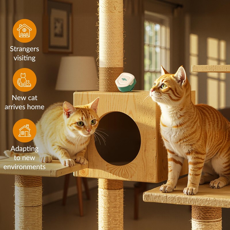 Pawith Cat Calming Diffuser – for Travel, Car & Home