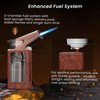 Torch Lighter with Built-in Straight Tool, Punch, Windproof Jet Flame