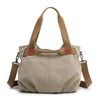 DIRRONA Casual Canvas Women Handbag - Large Crossbody Bag Multifunctional