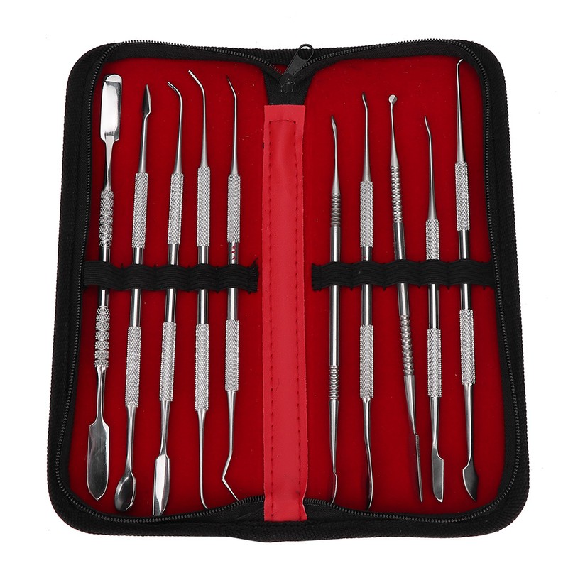 10Pcs Stainless Steel Clay Knife Sculpey DIY Sculpt Carving Knife