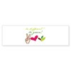 CafePress Be Different Be Green Bumper Sticker 10"x3" Rectangle Bumper