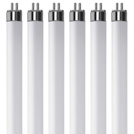 (Pack Of 6) F8T5/D - T5 Fluorescent 6500K Daylight - 8 Watt - 12" Super Long Life Light Bulbs
