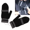 Full and Half Fingers Heating Gloves USB Fingerless Knitting Electric