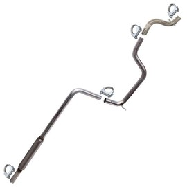 Northeastern Exhaust - 409-Grade Stainless Steel Resonator Pipe, Extension Pipe Compatible for Mercury Sable 2000-2005 3.0L - Includes Clamps