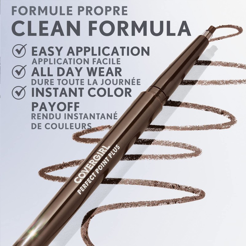 COVERGIRL Perfect Point PLUS Eyeliner Pencil, Espresso .008 oz. (0.23