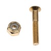 MagiDeal 8 Pairs Skateboard Longboard Deck Mounting Hardware Screws Bolts