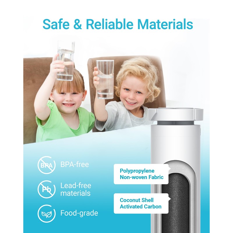 AQUA CREST XWF Replacement for GE® XWF, NSF Certified Refrigerator