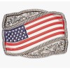 Style USA U.S. American Flag Patriotic Western Style Large Metal