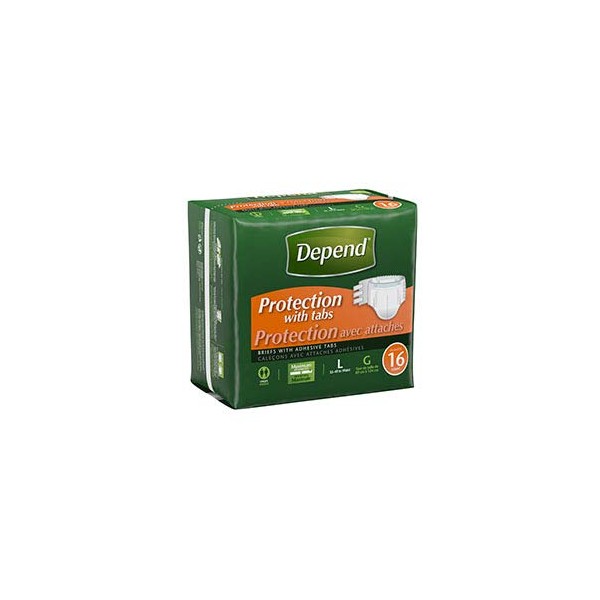 Kimberly-Clark 35458 Depend Overnite Brief, Large/X-Large (Pack of 48)