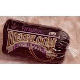 Hobbs DKHL120 Batting Heirloom Premium Black Cotton Blend, 120" x 120"
