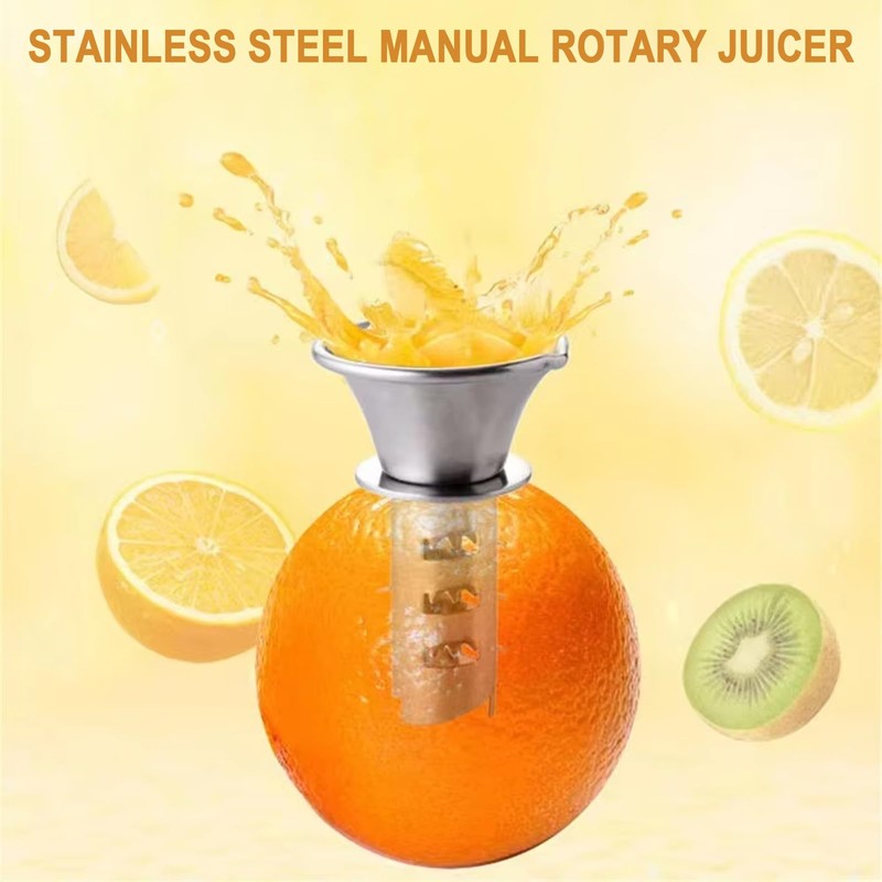 KAYCROWN 18/8 Stainless Steel Manual Lemon Juicer Squeezer, Easy Squeeze