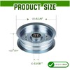 Flat Idler Pulley for John Deere D170 D100 L118 X105