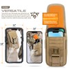 WYNEX Tactical Molle Phone Pouch with Compass Buckle, Tactical Phone