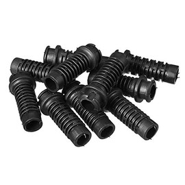 sourcingmap 10pcs 7.5-8.0mm PVC Strain Relief Cord Boot Protector Power Tool Hose Black