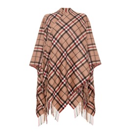 Shepherds Land 100% Lambswool Ruana, Camel Thomson