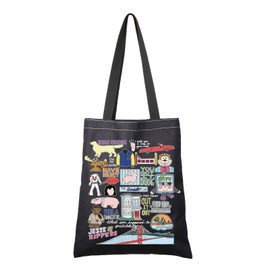 G2TUP TV Show Inspired Gift Jesse and the R Tote Bag Quotes Handbag 90s TV Show Merchandise