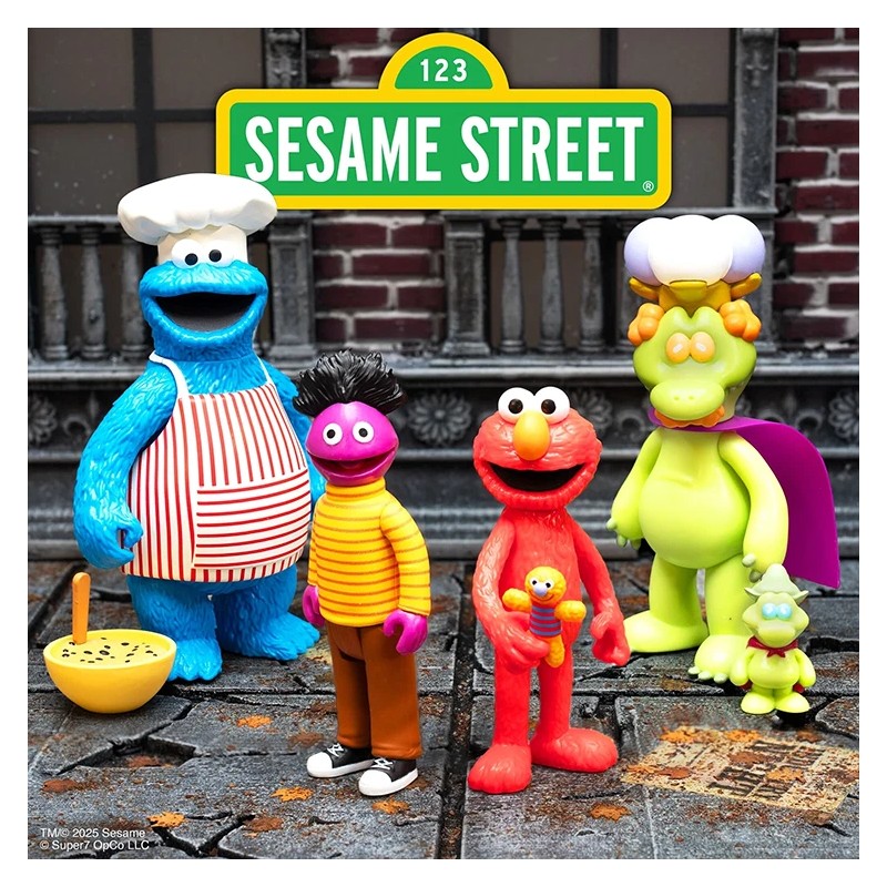 Reaction by Super7 Chef Cookie Monster Sesame Street Action Figure