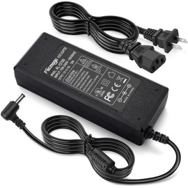 Facmogu 12V 10A Power Supply AC to DC Adapter, AC to DC Converter 100V-240V to 12V 10A 120W, 12 Volts 10 Amps Power Transformer 5.5x2.5mm & 5.5x2.1mm Tip, DC 12V 10A Desktop Regulated Power Adapter