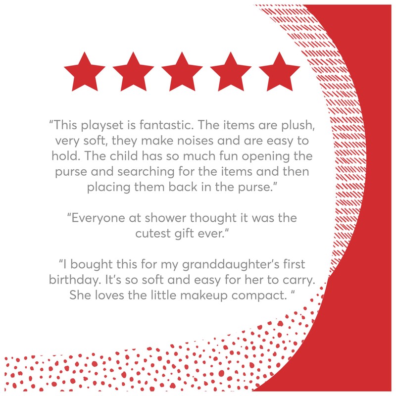 Baby GUND Play Soft Collection, My First Purse 5-Piece Plush