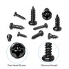 Zmbroll 1440 Pcs Black Mini Tapping Screw, Mini Screw, Phillip