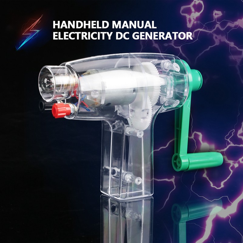 Hand Crank Driven Electricity Generator Mechanical Emergency Power Supply