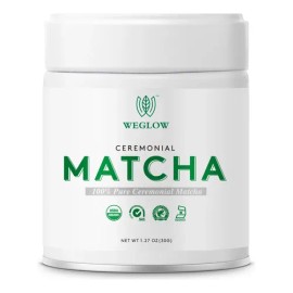 Weglow Matcha Power Orgánico De Grado Ceremonial En Polvo 30                                                                                          