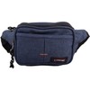 Mens/Ladies Soft Polyester Bum Bag/Waist Bag with Multiple Pockets -
