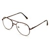 V.W.E. Classic Metal Reading Glasses - Spring Hinge Tear Drop