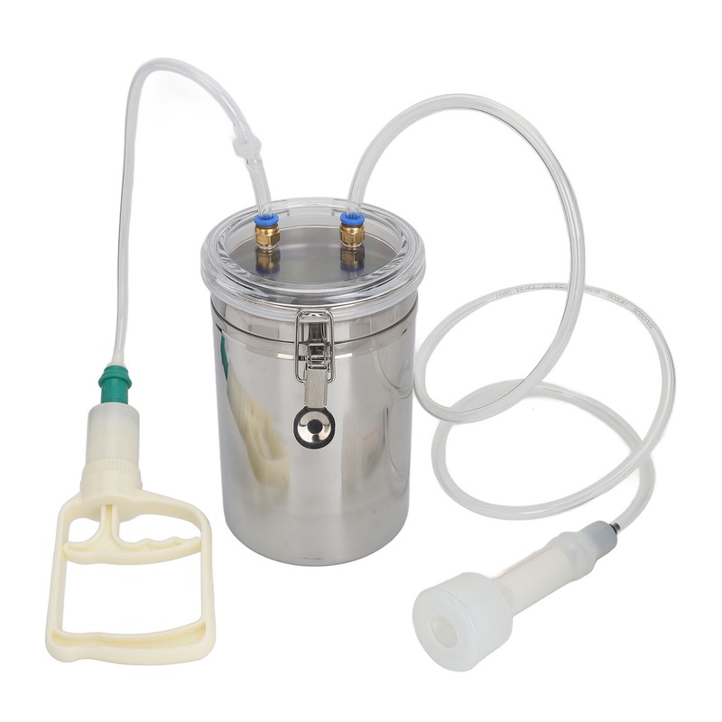 Manual Milking Machine 2L Capacity Convenient Control Portable Cow Hand