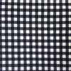 Handmade Workshop FUJITA Lunch Bag, Black x Gingham Checkered Pattern,