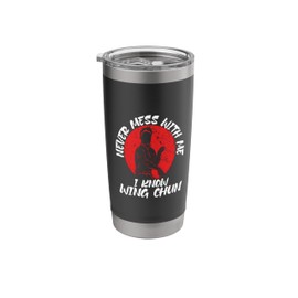 Martial Arts Training Self Defense Lesson Teacher Wing Chun Stainless Steel Insulated Tumbler
