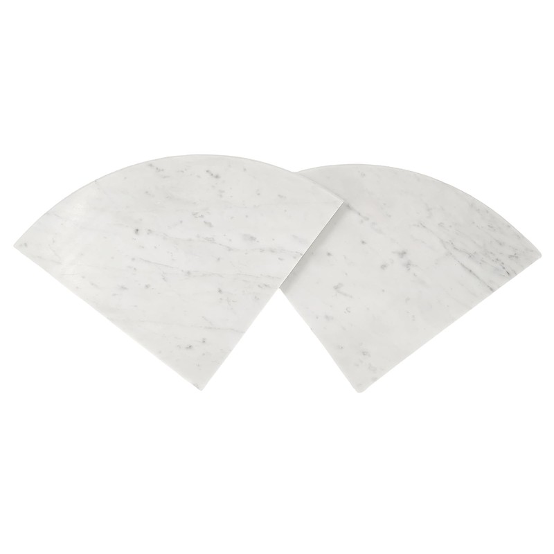 Jusmioke 9 Inch Marble Corner Shower Shelf for Bathroom, Shower