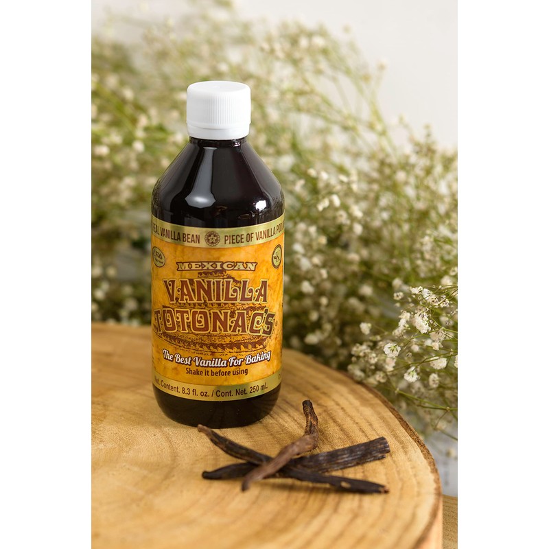 Mexican Vanilla Totonac’s - 8.3 Oz (250 mL) Bottle -