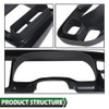 GRAND ORANGE Dash Board Bezel Cover Dashboard, Compatible with Dodge