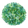 sourcing map 1500Pcs Mixed Glass Beads 2-4mm Bugle Beads Green