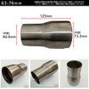 Moderno La Tail Conversion Pipe Muffler Pipe Joint Stainless Steel