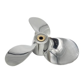 ARKDOZA 7 1/2x8 Stainless Steel Propeller 9 Tooth SS Prop for Yamaha Outboard Motor Engine 4hp 5hp 6hp 4A 4M 5M 5C F4 F6L F6S F5A F6C 7.5x8