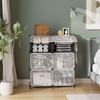 AWTATOS Shoe Rack, 6 Tier Shoe Storage Cabinet with Door,