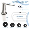 Kitchen Hack Under Sink Dish Soap Dispenser with 47" Tube