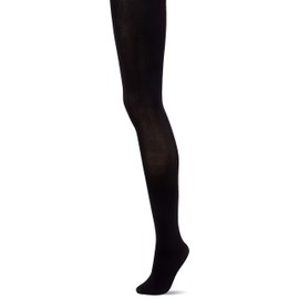 Atsugi FP98312P Women's School Tights 110 Denier, Made in Japan, Ankle 9hPa, Tightening, Light Generating, Compression, Set of 2 Pairs, Black, L–LL