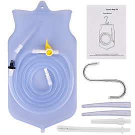 Non Toxic Silicone Enema Bag Kit for At Home Water Coffee Colon Cleansing